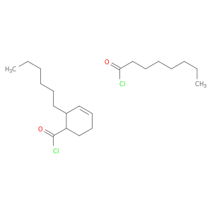 2-Cyclohexene-1-octanoyl chloride, 5-(chlorocarbonyl)-4-hexyl-