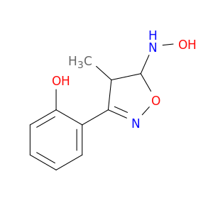 Phenol, 2-[4,5-dihydro-5-(hydroxyamino)-4-methyl-3-isoxazolyl]-