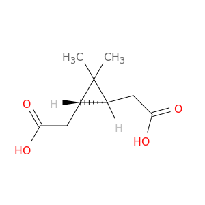 1,2-Cyclopropanediacetic acid, 3,3-dimethyl-, cis-