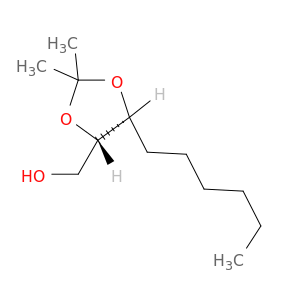 1,3-Dioxolane-4-methanol, 5-hexyl-2,2-dimethyl-, (4S,5S)-
