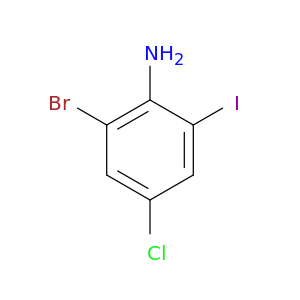 2-溴-4-氯-6-碘苯胺