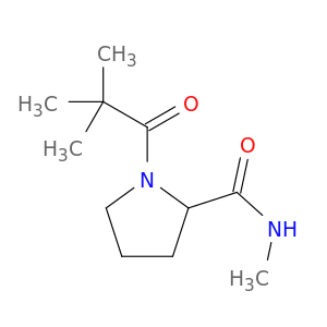 2-Pyrrolidinecarboxamide, 1-(2,2-dimethyl-1-oxopropyl)-N-methyl-