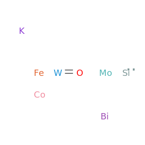 Bismuth cobalt iron molybdenum potassium silicon tungsten oxide