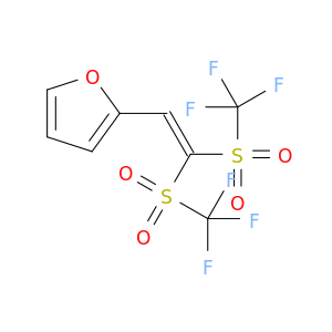 Furan, 2-[2,2-bis[(trifluoromethyl)sulfonyl]ethenyl]-