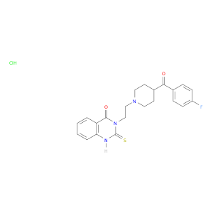 3-(2-(4-(4-氟苯甲酰基)哌啶-1-基)乙基)-2-硫代-2,3-二氢喹唑啉-4(1H)-酮