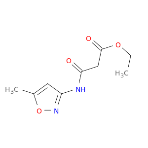 Propanoic acid, 3-[(5-methyl-3-isoxazolyl)amino]-3-oxo-, ethyl ester