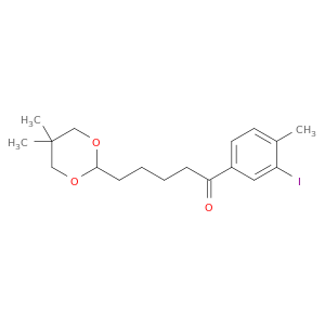 5-(5,5-DIMETHYL-1,3-DIOXAN-2-YL)-3'-IODO-4'-METHYLVALEROPHENONE