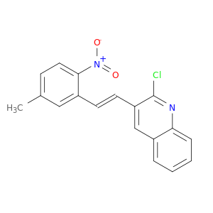 Quinoline, 2-chloro-3-[(1E)-2-(5-methyl-2-nitrophenyl)ethenyl]-