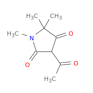 2,4-Pyrrolidinedione, 3-acetyl-1,5,5-trimethyl-