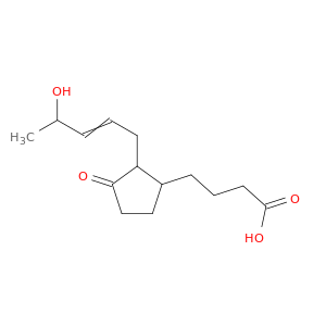 环戊烷丁酸,2-(4-羟基-2-戊烯基)-3-氧代-