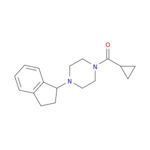 Piperazine, 1-(cyclopropylcarbonyl)-4-(2,3-dihydro-1H-inden-1-yl)-