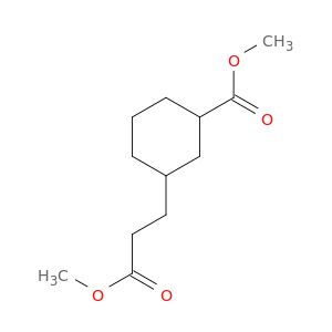Cyclohexanepropanoic acid, 3-(methoxycarbonyl)-, methyl ester