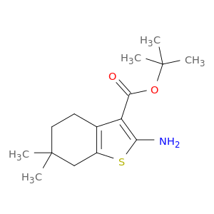 2-氨基-6,6-二甲基-4,5,6,7-四氢苯并[B]噻吩-3-羧酸叔丁酯
