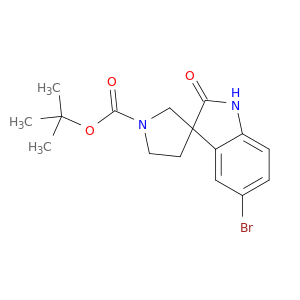 螺[3H-吲哚-3,3''-吡咯烷]-1''-羧酸,5-溴-1,2-二氢-2-氧-,1,1-二甲基乙酯