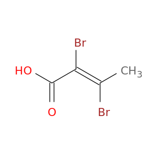 2-Butenoic acid, 2,3-dibromo-, (2E)-