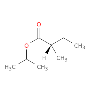 Butanoic acid, 2-methyl-, 1-methylethyl ester, (2S)-