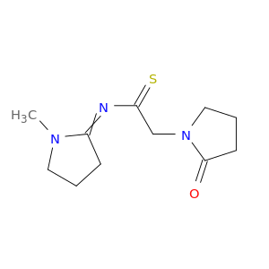 1-Pyrrolidineethanethioamide,N-(1-methyl-2-pyrrolidinylidene)-2-oxo-
