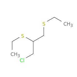 Propane, 1-chloro-2,3-bis(ethylthio)-