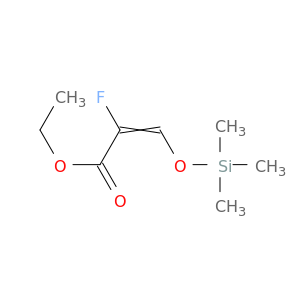 2-Propenoic acid, 2-fluoro-3-[(trimethylsilyl)oxy]-, ethyl ester