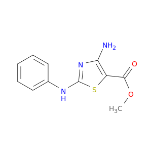 5-Thiazolecarboxylic acid, 4-amino-2-(phenylamino)-, methyl ester