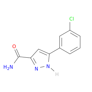 3-(4-氯苯基)-1H-吡唑-5-甲酰胺