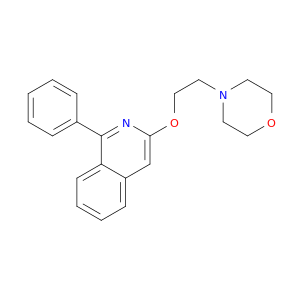 Isoquinoline, 3-[2-(4-morpholinyl)ethoxy]-1-phenyl-