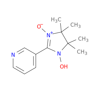 3-(3-hydroxy-4,4,5,5-tetramethyl-1-oxido-imidazol-2-yl)pyridine