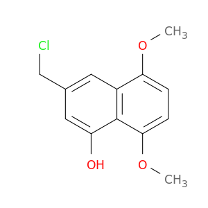 1-Naphthalenol, 3-(chloromethyl)-5,8-dimethoxy-