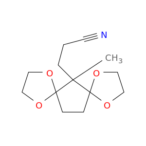 1,4,8,11-Tetraoxadispiro[4.1.4.2]tridecane-6-propanenitrile, 6-methyl-