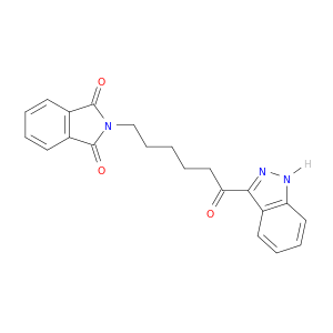 1H-Isoindole-1,3(2H)-dione, 2-[6-(1H-indazol-3-yl)-6-oxohexyl]-