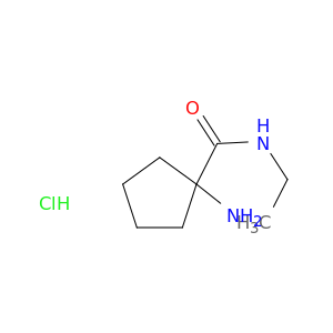 1-amino-N-ethylcyclopentane-1-carboxamide hydrochloride