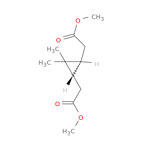 1,2-Cyclopropanediacetic acid, 3,3-dimethyl-, dimethyl ester, cis-