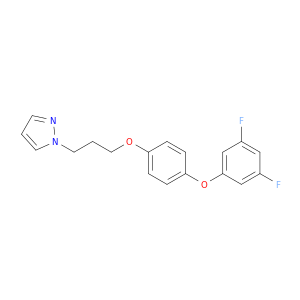 1H-Pyrazole, 1-[3-[4-(3,5-difluorophenoxy)phenoxy]propyl]-