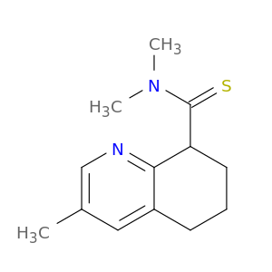 8-Quinolinecarbothioamide, 5,6,7,8-tetrahydro-N,N,3-trimethyl-