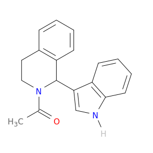Isoquinoline, 2-acetyl-1,2,3,4-tetrahydro-1-(1H-indol-3-yl)-