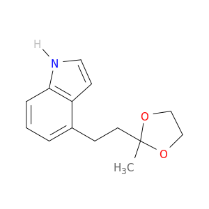 1H-Indole, 4-[2-(2-methyl-1,3-dioxolan-2-yl)ethyl]-