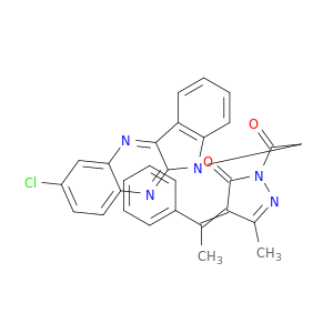 3H-Pyrazol-3-one,2-[2-(2-chloro-6H-indolo[2,3-b]quinoxalin-6-yl)acetyl]-2,4-dihydro-5-methyl-4-(1-phenylethylidene)-