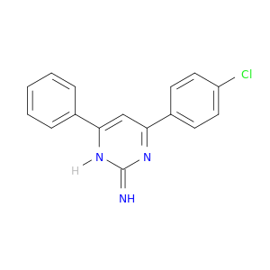 2-Pyrimidinamine, 4-(4-chlorophenyl)-6-phenyl-