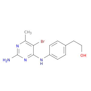 2-{4-[(2-amino-5-bromo-6-methylpyrimidin-4-yl)amino]phenyl}ethanol