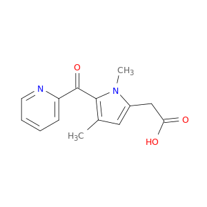 1H-Pyrrole-2-acetic acid, 1,4-dimethyl-5-(2-pyridinylcarbonyl)-