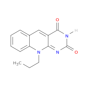Pyrimido[4,5-b]quinoline-2,4(3H,10H)-dione, 10-propyl-