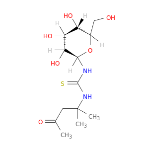 N-(1,1-Dimethyl-3-oxobutyl)-N-beta-D-galactopyranosylthiourea