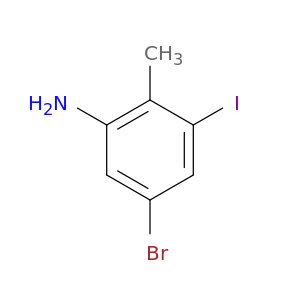 5-Bromo-3-iodo-2-methylaniline
