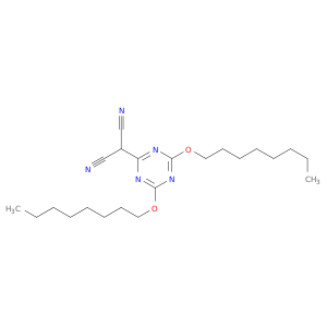 Propanedinitrile, [4,6-bis(octyloxy)-1,3,5-triazin-2-yl]-