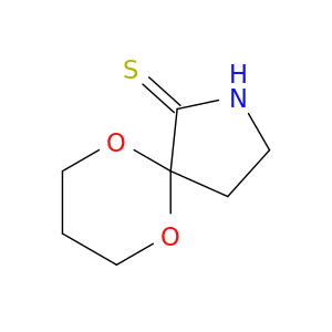 6,10-Dioxa-2-azaspiro[4.5]decane-1-thione