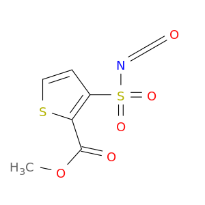 2-噻吩羧酸,3-(异氰酸盐磺酰基)-,甲酯
