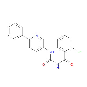 Benzamide, 2-chloro-N-[[(6-phenyl-3-pyridinyl)amino]carbonyl]-