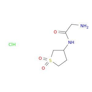 2-Amino-N-(1,1-dioxo-1lambda6-thiolan-3-yl)acetamide Hydrochloride