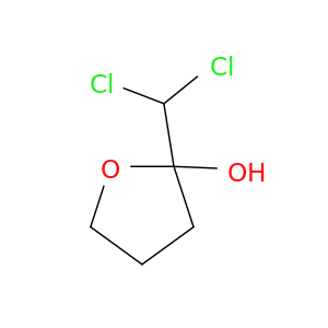 2-Furanol, 2-(dichloromethyl)tetrahydro-