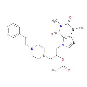 7-(2-ACETOXY-3-(4-PHENETHYL-(PIPERAZIN-1-YL))PROPYL)THEOPHYLLINE